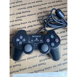 Sony DualShock 2 PlayStation 2 Ps2 Black Game Controller Tested